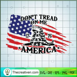Dont Tread On Me SVG, Halloween SVG, USA Flag SVG