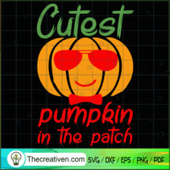 Cutest Pumpkin in the Patch SVG, Halloween Scary SVG, Halloween SVG