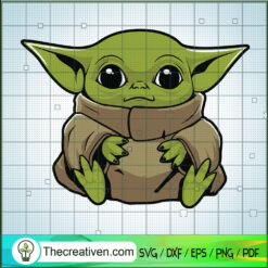 Baby Yoda Cute SVG, Yoda Love SVG, Star Wars SVG - Premium & Original ...