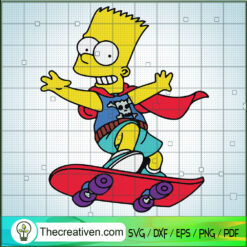 Bart Simpson SVG, Funny Simpsons SVG, The Simpsons SVG