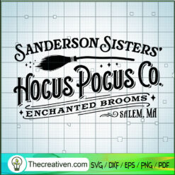Hocus Pocus Enchanted Brooms SVG, Halloween SVG, Hocus Pocus SVG