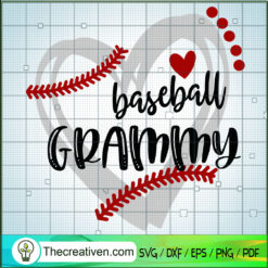 Baseball Grammy SVG, Grunge Baseball SVG, Sports SVG