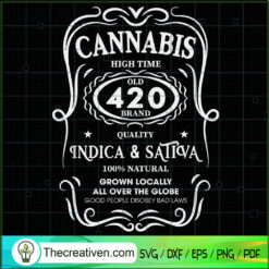Cannabis 420 SVG, Marijuana SVG, Smoke Weed SVG