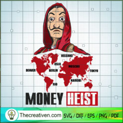 Money Heist World Live SVG, Money Heist SVG, Blockbuster Movie SVG
