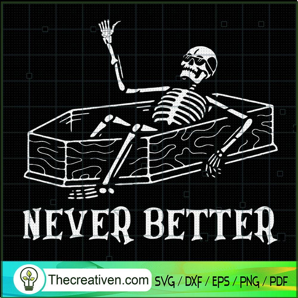 Halloween Coffin Oct 31st Is For Tourist Skeleton