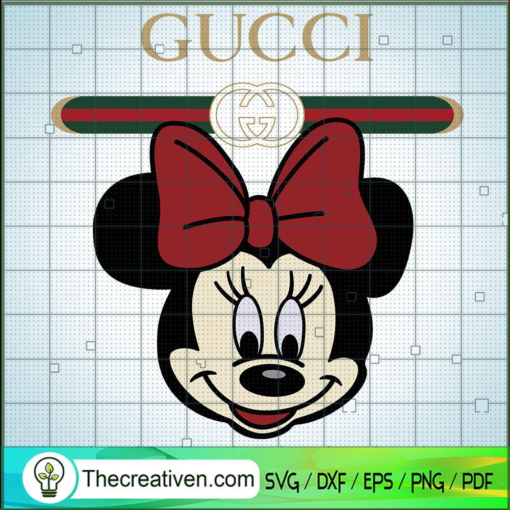 Disney Minnie Gucci SVG, Minnie SVG, Luxury Brand SVG - Premium