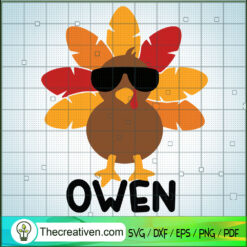 Owen Turkey SVG, Turkey SVG, Thanksgiving SVG