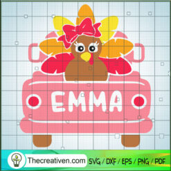 Emma Turkey SVG, Turkey SVG, Thanksgiving SVG