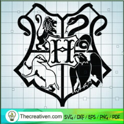 Hogwarts Crest SVG, Hogwarts SVG, Harry Potter SVG