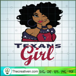 Texans Girl SVG, Texans Logo SVG, NFL Team SVG