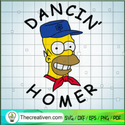 Homer Simpson SVG, Simpson SVG, Cartoon Characters SVG