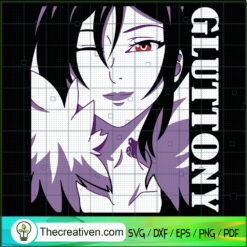 Merlin Gluttony SVG, Nanatsu no Taizai SVG, Anime SVG
