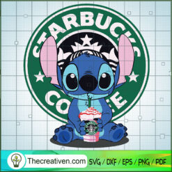 Starbucks Stitch Coffee SVG, Stitch SVG, Starbucks SVG