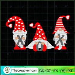 Gnomes XOX SVG, Gnomes SVG, Valentines SVG