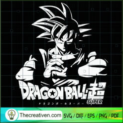 Goku Dragon Ball Super SVG, Dragon Ball SVG, Goku SVG