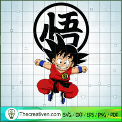 Son Goku Kid SVG, Dragon Ball SVG, Goku SVG