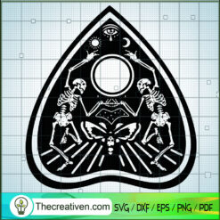 Ouija Planchette SVG, Ouija Spirit Board SVG, Mysterious SVG