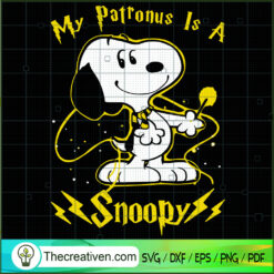 My Patronus Is A Snoopy SVG, Snoopy SVG, Snoopy Quotes SVG