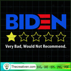 Biden Very Bad SVG, Anti Biden SVG, USA President SVG
