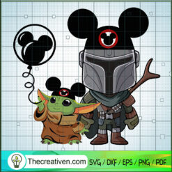 Star War Disney SVG, Star Wars SVG, Baby Yoda SVG