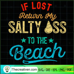 Vintage Summer Lost Return SVG, Vintage SVG, Quotes SVG