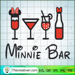 Minnie Bar SVG, Minnie SVG, Disney Mickey SVG