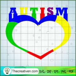 Autism Heart SVG Free, Autism SVG Free, Free SVG For Cricut Silhouette