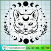 Cat and moon phases copy