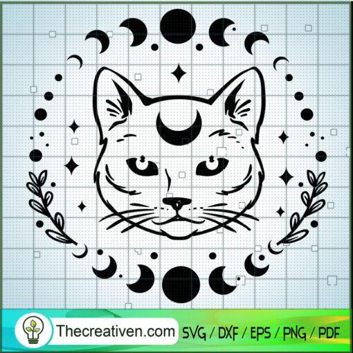 Cat and moon phases copy