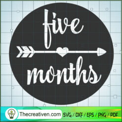 Five Month SVG Free, Birthday SVG Free, Free SVG For Cricut Silhouette
