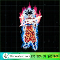 Goku Ultra Instinct Combine SVG, Goku SVG, Dragon Ball SVG, Super Saiyan SVG