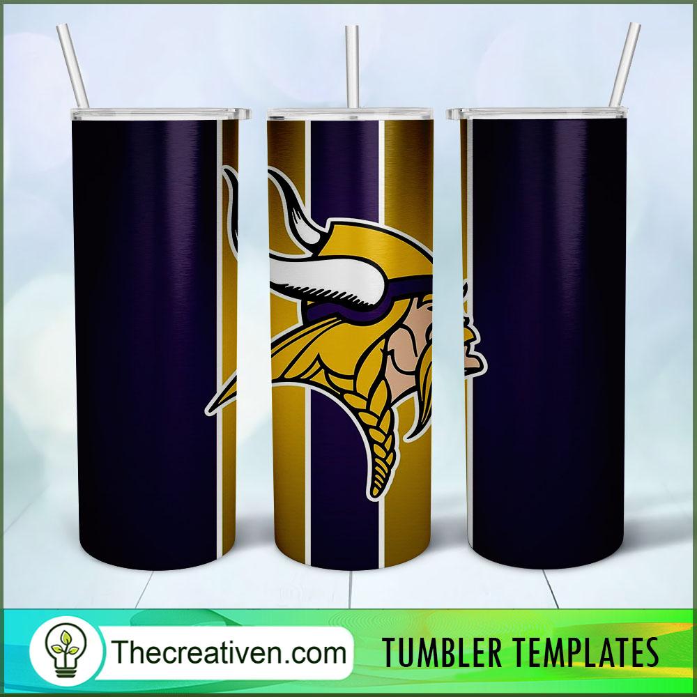 30oz Skinny Straight Minnesota Vikings Tumbler