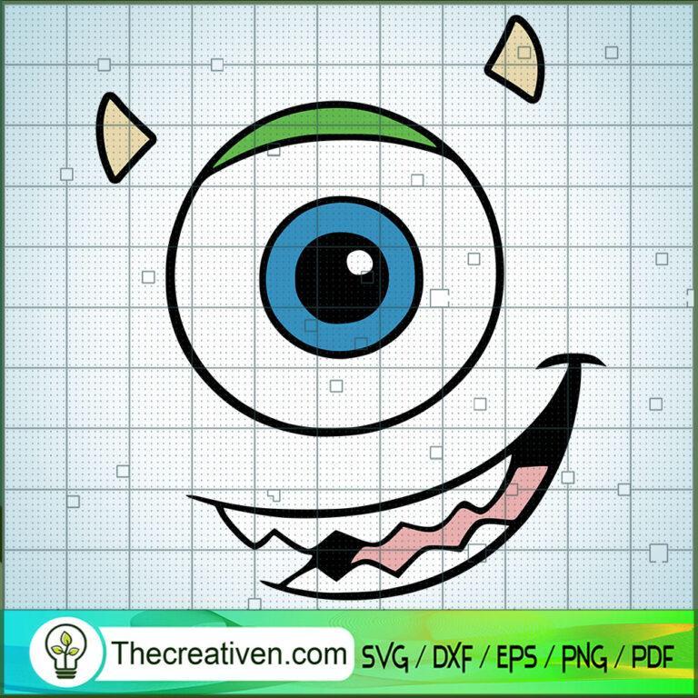 The Eye Mike Wazowski SVG, Monster SVG, Walt Disney SVG - Premium ...