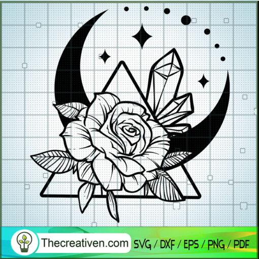 Moon and flower copy