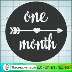 One Month SVG Free, Birthday SVG Free, Free SVG For Cricut Silhouette