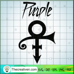 Purple Logo SVG, Purple Rain SVG, Prince Rogers Nelson SVG