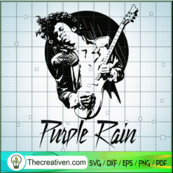 Purple Rain - Prince Singing SVG, Purple Rain SVG, Prince Rogers Nelson SVG