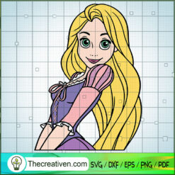Rapunzel Princess SVG, Disney Cartoon SVG, Walt Disney SVG