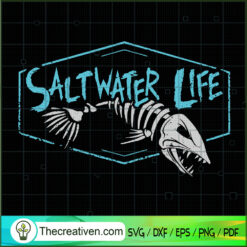 Saltwater Life SVG, Horror SVG, Halloween SVG, Halloween Scary SVG