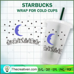 Crystal Starbucks Cup SVG, Starbucks Cold Cup Full Wrap SVG