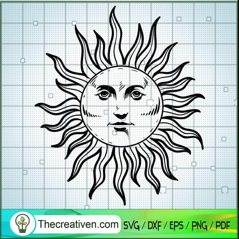 Sun And Moon SVG, Mystery SVG, Spirituality SVG, Mystic SVG - Premium ...