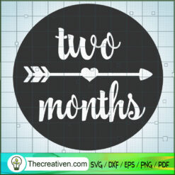 Two Month SVG Free, Birthday SVG Free, Free SVG For Cricut Silhouette