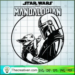 Star Wars The Mandalorian SVG, Star Wars SVG, The Mandalorian SVG