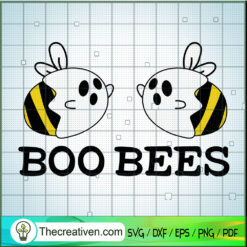 Boo Bees Lover SVG, Halloween SVG, Scary SVG, Oct 31 SVG