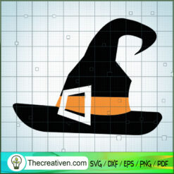 Witch Hat SVG Free, Draw Outline SVG Free, Free SVG For Cricut Silhouette