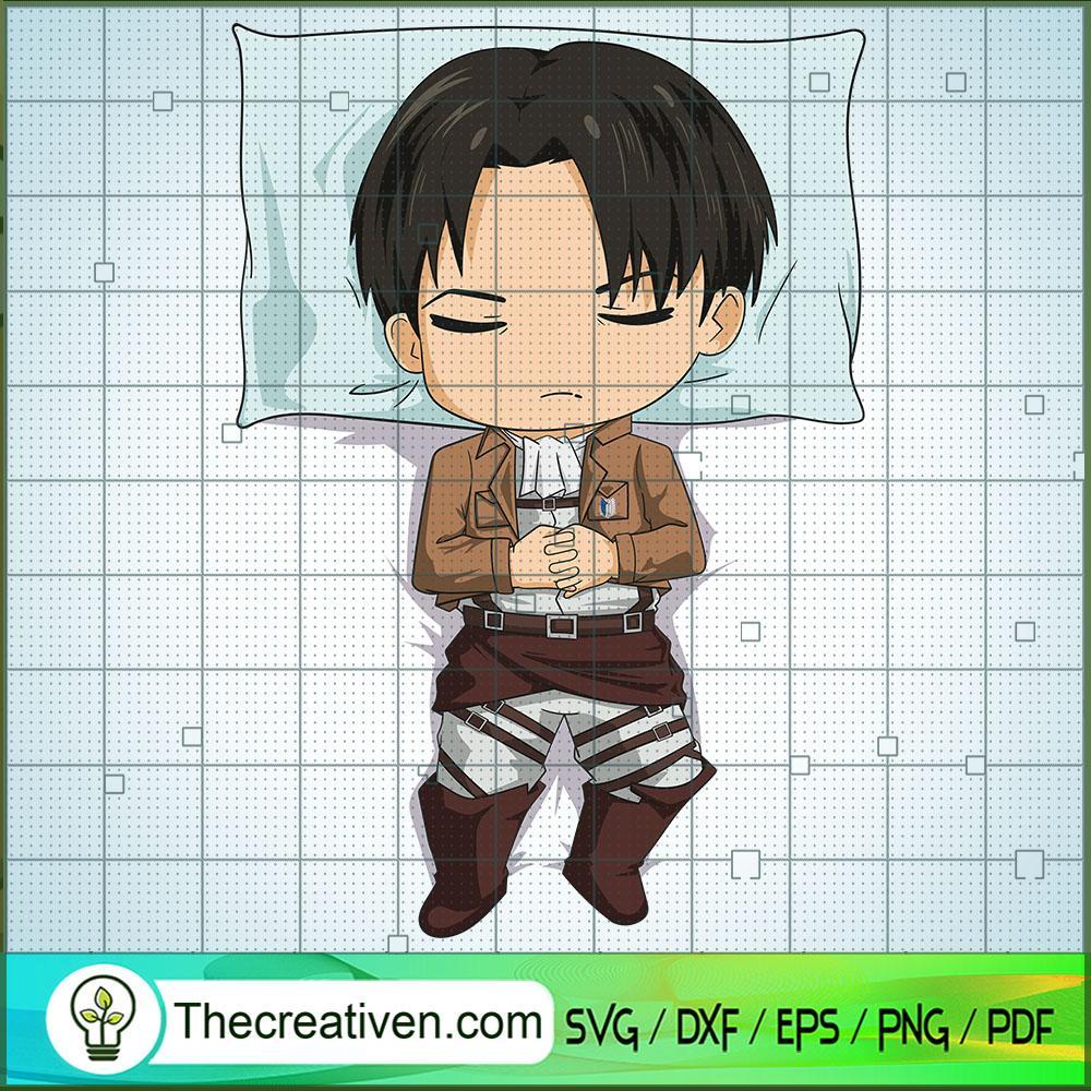 Svg Cricut File Levi includes Eps and Pdf files Anime Character Studio Cameo File, Attack on Titan for vynil cut.