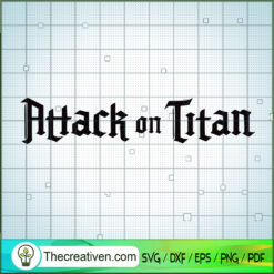 Attack on Titan Logo 2 SVG, Attack On Titan SVG, Anime Cartoon SVG
