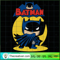 Cute Batman SVG, DC Comics SVG, The Dark Knight SVG
