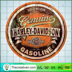 Genuine Harley Davidson Gasoline SVG, Harley Davidson SVG, Legendary Motorcyles SVG