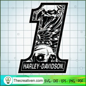 Harley Davidson Number One SVG, Harley Davidson SVG, Legendary ...